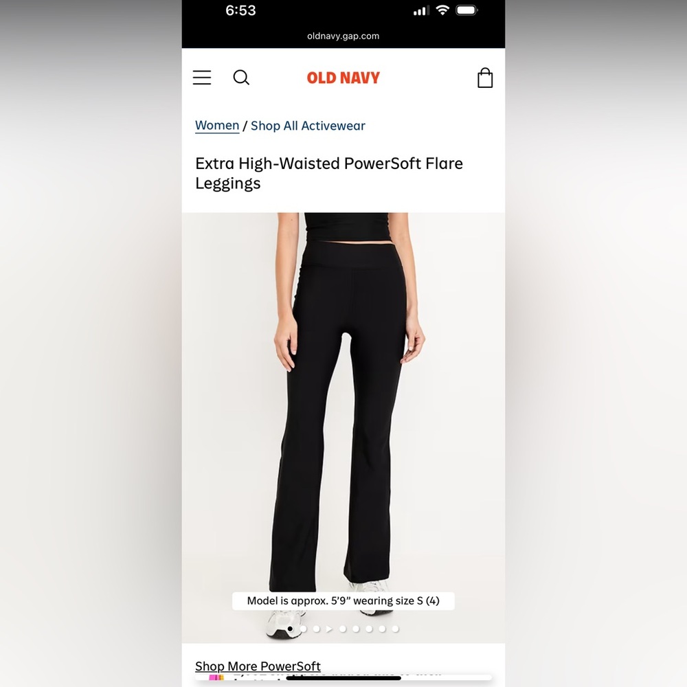 Old Navy Women's Black Leggings